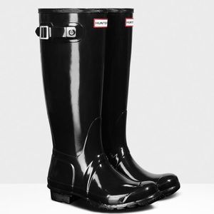 Hunter rain boots tall